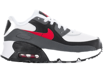 Nike Air Max 90 White University Red Iron Grey (TD) for sale