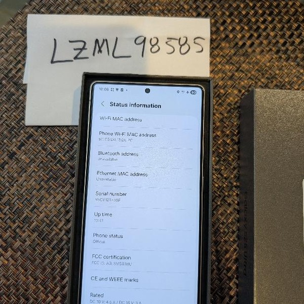 Samsung Galaxy S25 Ultra - Spectrum, 256 GB, Gray, 12 GB, SM-S938U