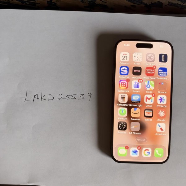 Apple iPhone 15 Pro - Verizon, 128 GB, Blue, A2848