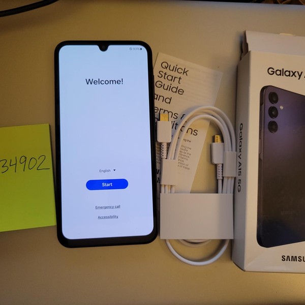Samsung Galaxy A15 5G - Spectrum, 128 GB, Black & Blue, 4 GB