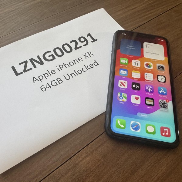 Apple iPhone Xr - Unlocked, 64 GB, Black, A1984