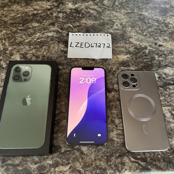 Apple iPhone 13 Pro Max - Unlocked, 128 GB, Green, A2484