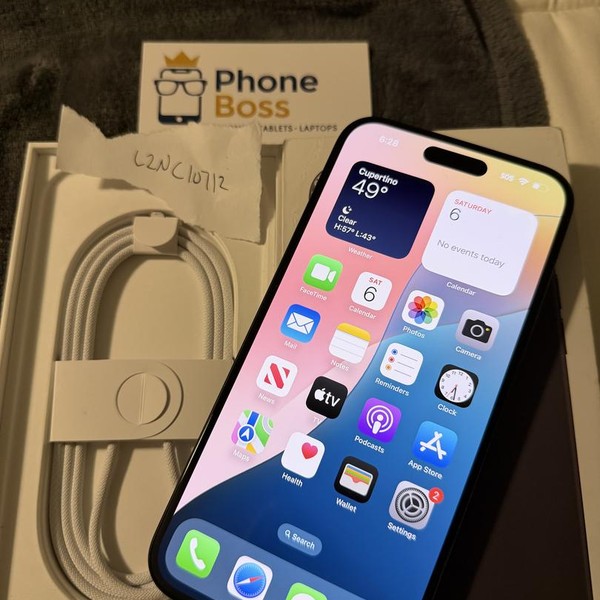 Apple iPhone 16 Plus - AT&T, 128 GB, Black, A3082