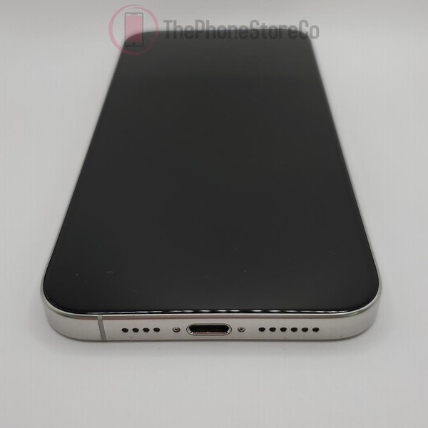 Apple iPhone 15 Pro Max - Unlocked, White, 256 GB, A2849