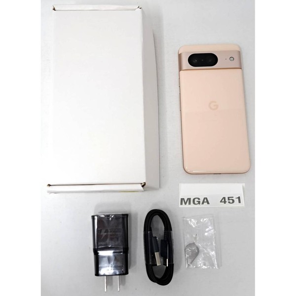 Google Pixel 8 - Unlocked, 256 GB, Rose, 8 GB, G9BQD, Sub-6 5G