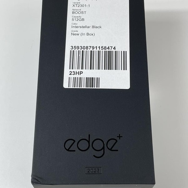 Motorola Edge Plus (2023) - Boost, Black, 512 GB, 8 GB