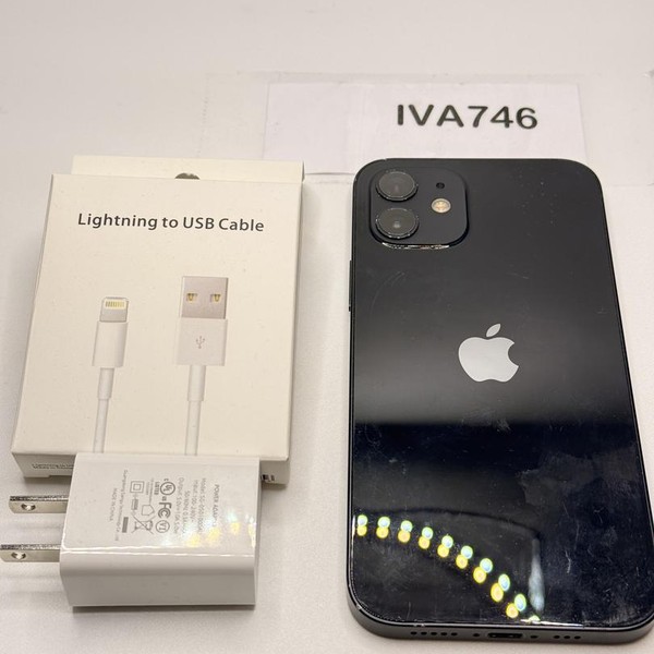 Apple iPhone 12 - Unlocked, 64 GB, Black, A2172
