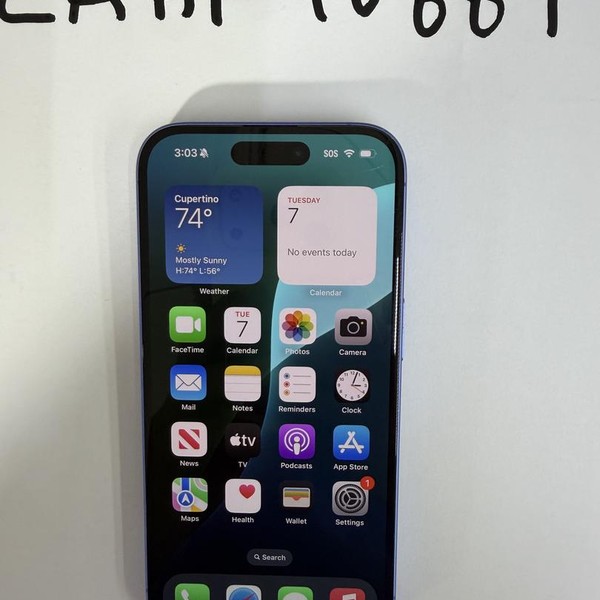 Apple iPhone 16 - T-Mobile, 256 GB, Ultramarine, A3081