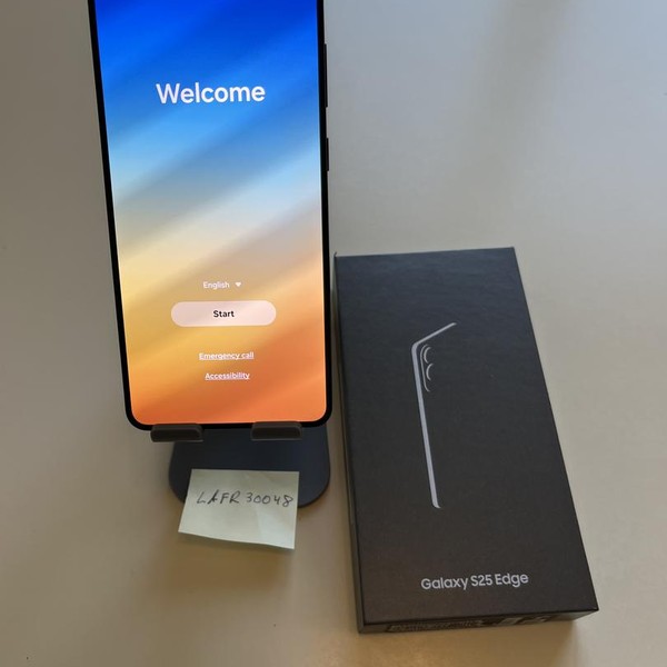 Samsung Galaxy S25 Edge - Unlocked, 256 GB, Jetblack, 12 GB, SM-S937U1