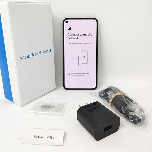 Google Pixel 5 - Unlocked, 128 GB, Black, 8 GB, GD1YQ