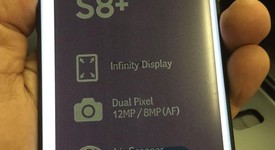 Good
													Samsung Galaxy S8 Plus - Verizon, Black, 64 GB, SM-G955U, photo 1 of 5