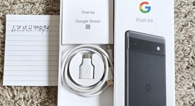 Good
													Google Pixel 6a - Unlocked, Charcoal, 128 GB, 6 GB, GX7AS, photo 3 of 9