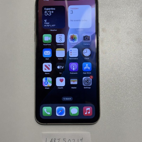 Apple iPhone 11 Pro Max - Unlocked, 256 GB, Silver, A2161