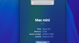 Good
													Mac mini 2023 - Apple M2, 256 GB, 8 GB, 1 Gigabit Ethernet, photo 1 of 7