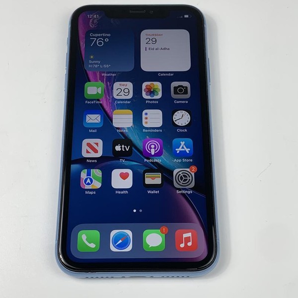 Apple iPhone Xr - Unlocked, 256 GB, Blue, A1984