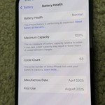 Mint Apple iPhone 16e - Cricket, 128 GB, Black, A3212