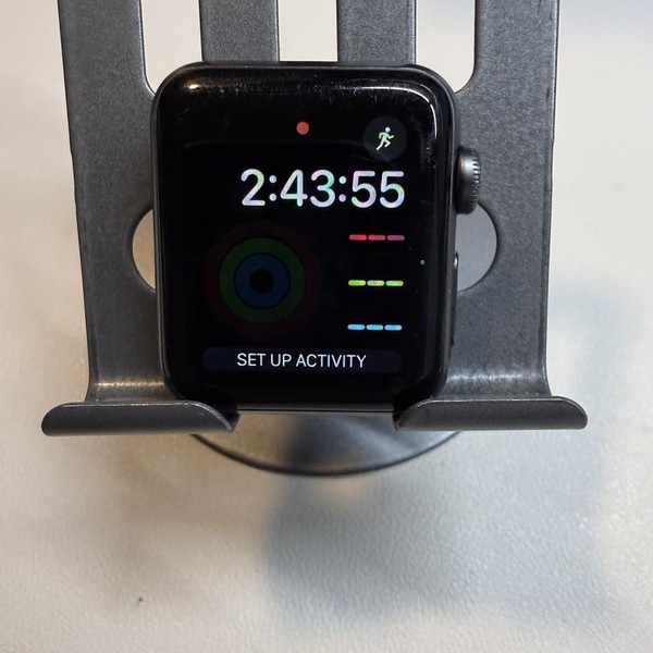 Apple Watch Series 3 38mm - Unlocked, Gray, A1860, Aluminum