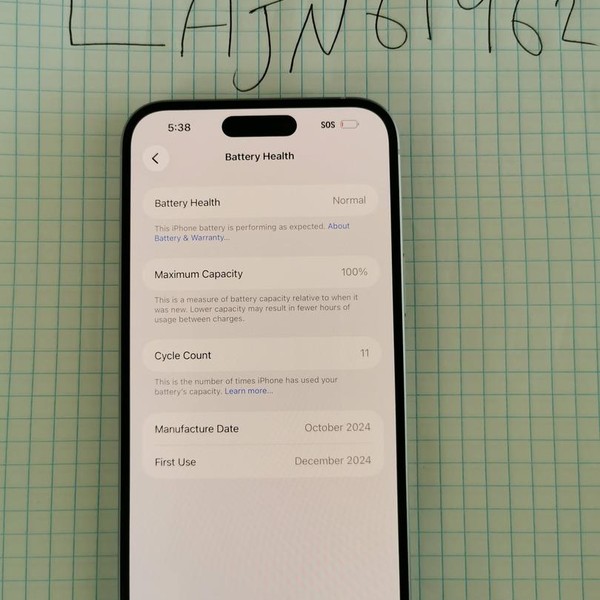 Apple iPhone 15 Plus - Unlocked, 128 GB, Blue, A2847