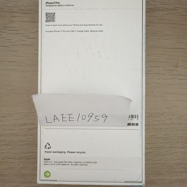 Apple iPhone 17 Pro - Unlocked, 256 GB, Deep Blue, A3256