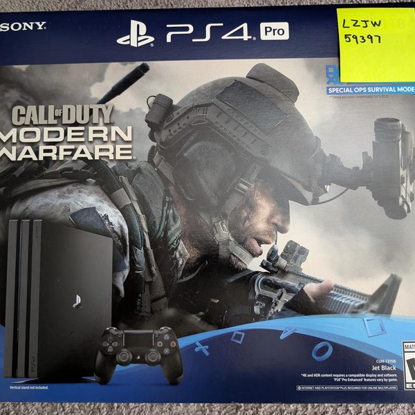 PlayStation 4 Pro - Black, 2 TB, Standard