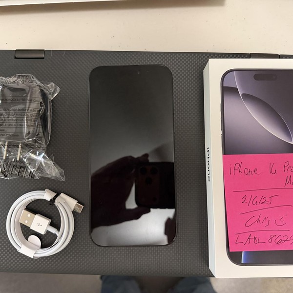 Apple iPhone 16 Pro Max - Unlocked, 256 GB, Black, A3084