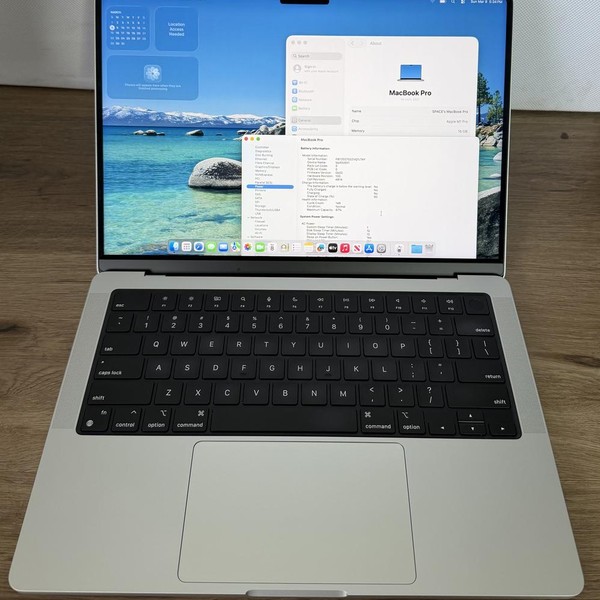 MacBook Pro 2021 - 14 inch - 1 TB, Silver, 16 GB, Apple M1 Pro 10-core