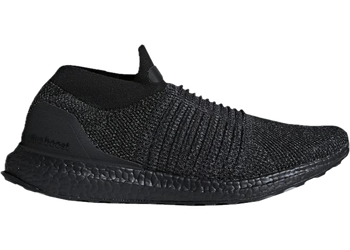 adidas Ultra Boost Laceless Mid Triple Black for sale
