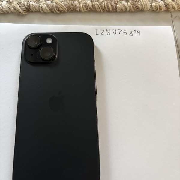 Apple iPhone 15 - Unlocked, 128 GB, Black, A2846