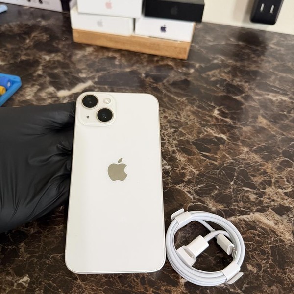 Apple iPhone 14 - Unlocked, 128 GB, Starlight, A2649