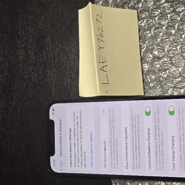 Apple iPhone 12 - Unlocked, 128 GB, Black, A2172