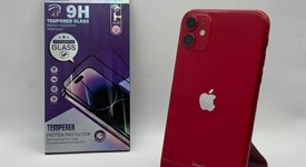 Fair
													Apple iPhone 11 - Unlocked, Red, 128 GB, A2111, photo 1 of 5