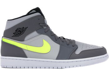 Jordan 1 Mid Gunsmoke Volt for sale