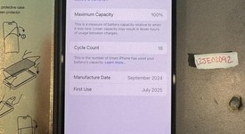 Good
													Apple iPhone 16 - Unlocked, Black, 256 GB, A3081, photo 1 of 6