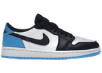  Jordan 1 Low Black Dark Powder Blue (Women's)