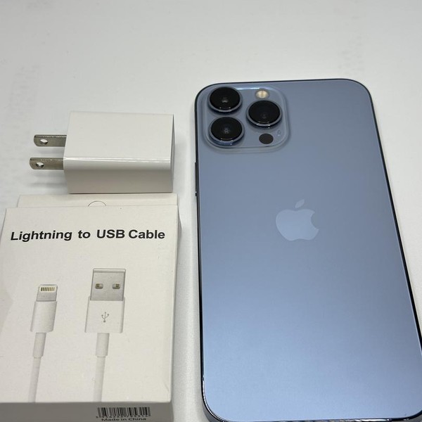 Apple iPhone 13 Pro Max - Unlocked, 128 GB, Sierra Blue, A2484
