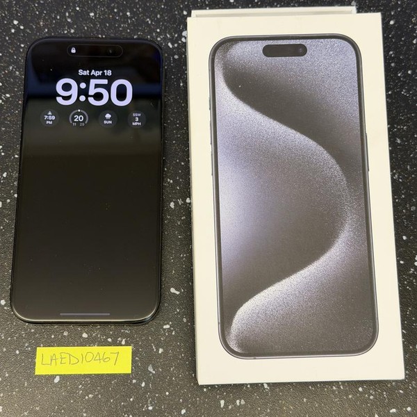 Apple iPhone 15 Pro - Unlocked, 128 GB, Black, A2848