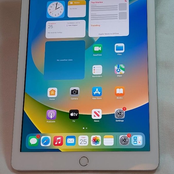 Apple iPad 5th Gen - Unlocked, 128 GB, Silver, A1823