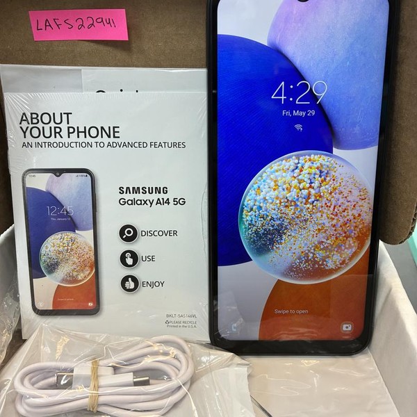 Samsung Galaxy A14 5G - Unlocked, 64 GB, Black, 4 GB