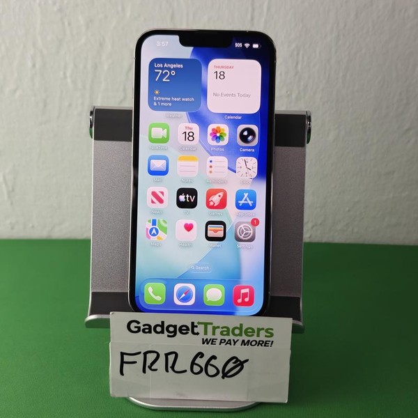 Apple iPhone 13 Pro - Unlocked, 128 GB, Silver, A2483