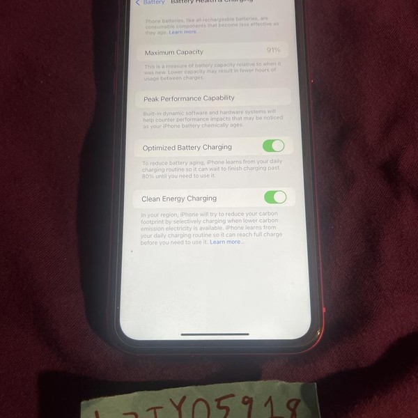 Apple iPhone 11 - T-Mobile, 64 GB, Red, A2111