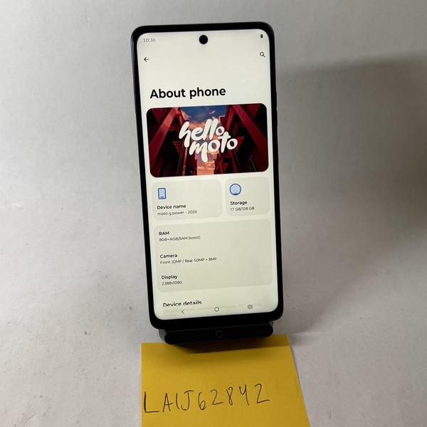 Moto G Power (2026) - Unlocked, 128 GB, PANTONE Evening Blue