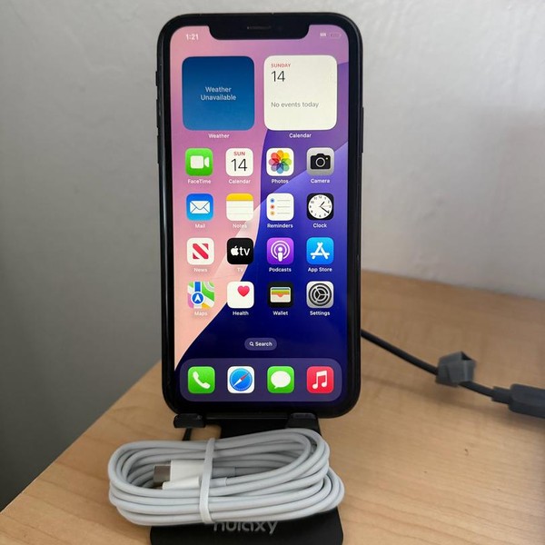 Apple iPhone Xr - Unlocked, 128 GB, Black, A1984