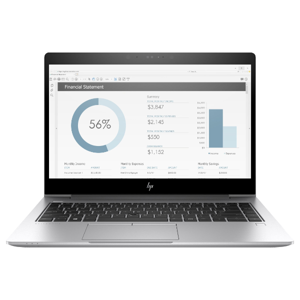 HP EliteBook 850 G4 - 512 GB, Silver, 16 GB, Intel Core i7, Non-Touch