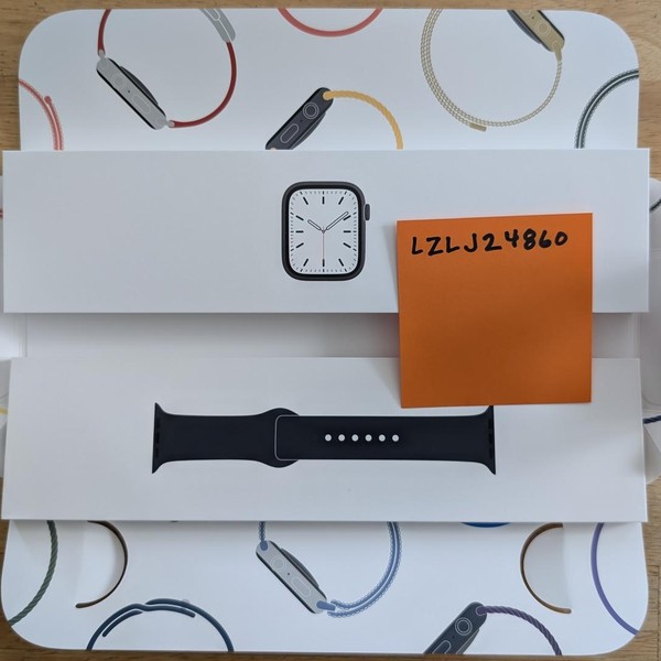Apple Watch Series 7 45mm - Unlocked, Graphite, A2477 - Cellular, Stainless