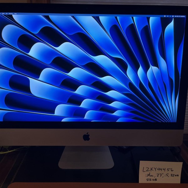iMac 2017 27 inch Retina 5K - 512 GB, 32 GB, Intel Core i5