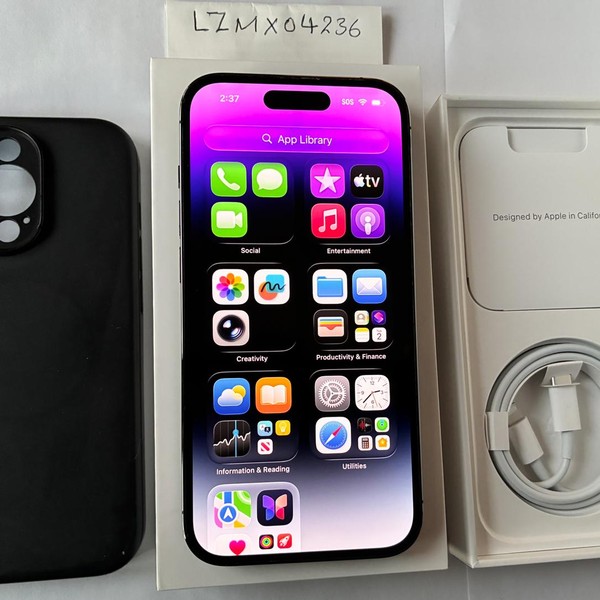 Apple iPhone 14 Pro - Unlocked, 128 GB, Purple, A2650