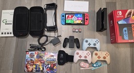 Good
													Nintendo Switch - OLED - Red & Blue, 64 GB, photo 3 of 8