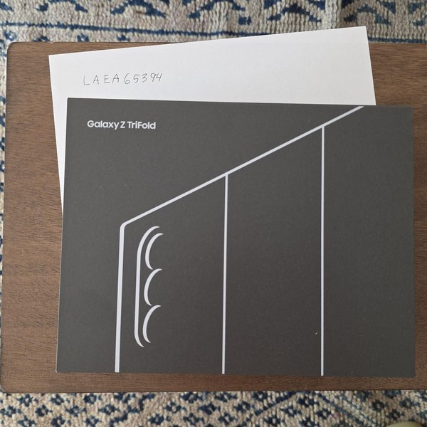 Galaxy Z Trifold - Unlocked, 512 GB, Crafted Black, 16 GB, SM-F968U1