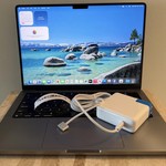 Good MacBook Pro 2021 - 14 inch - 512 GB, Gray, 16 GB, Apple M1 Pro 8-core