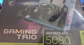 New
													MSI GeForce RTX 5080 - G5080-16GTC, GAMING TRIO OC, photo 2 of 3